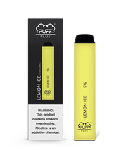 Load image into Gallery viewer, Puff Plus 800 Puffs Disposable Vape Device Lemon Ice
