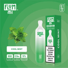 Load image into Gallery viewer, Flum Mi 800 Puff Disposable Vape Cool Mint
