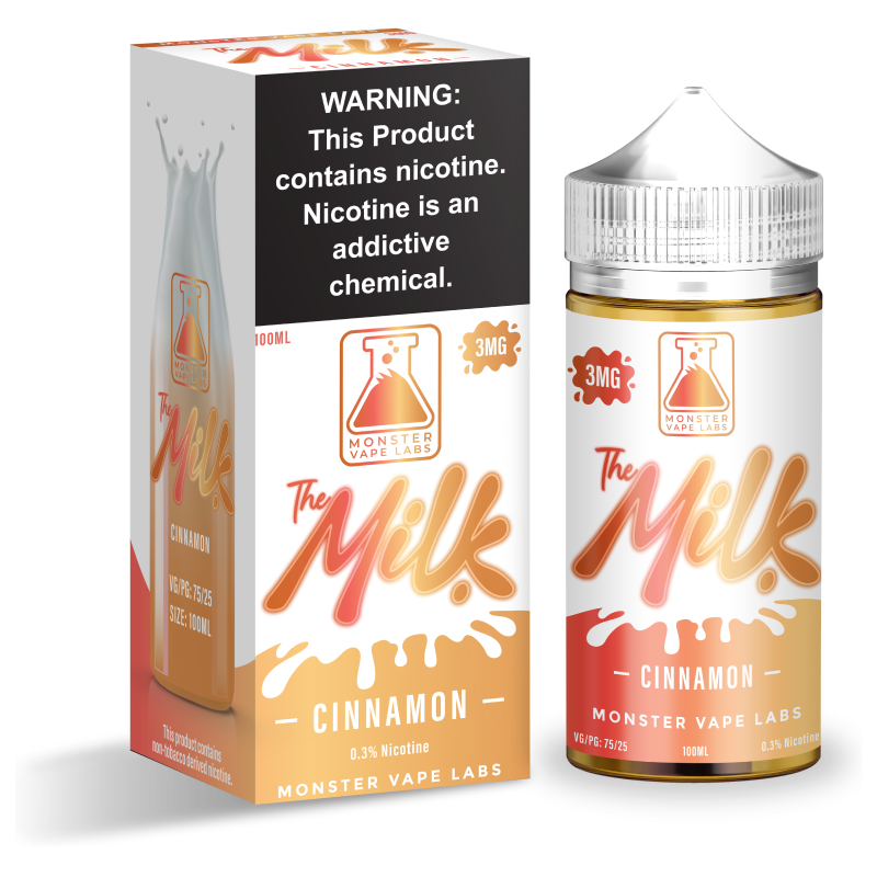 The Milk Cinnamon Vape Juice By Monster Vape Labs 100ml