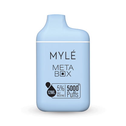 Myle Meta Box 5000 Puff Disposable Vape Device Blueberry Lemon