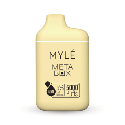 Myle Meta Box 5000 Puff Disposable Vape Device French Vanilla
