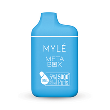 Load image into Gallery viewer, Myle Meta Box 5000 Puff Disposable Vape Device Iced Tropical Fruit
