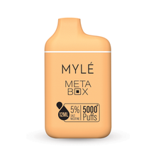 Load image into Gallery viewer, Myle Meta Box 5000 Puff Disposable Vape Device Malaysian Mango
