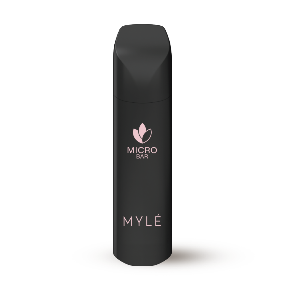 MYLE MICRO BAR 1500 PUFFS DISPOSABLE VAPE DEVICE Passion Strawberry ( ZERO NICOTINE )