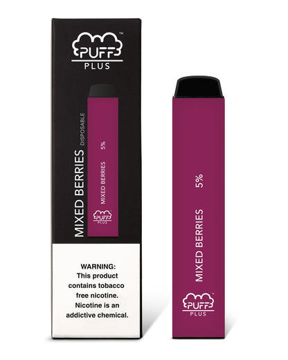 Puff Plus 800 Puffs Disposable Vape Device Mixed Berries