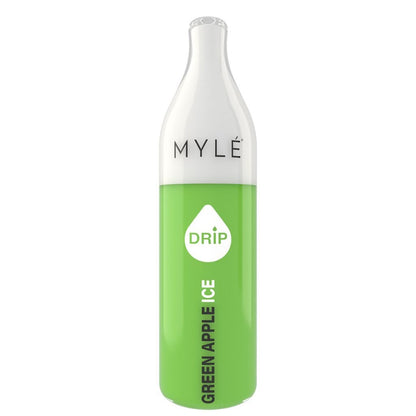 Myle Drip 2000 Puff Disposable Vape Green Apple Ice