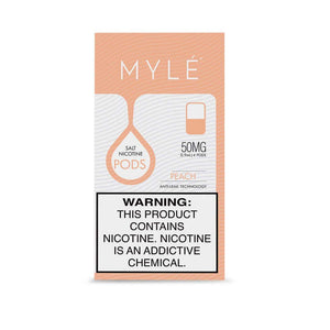 MYLE V4 Replacement Pods – 1 Pack of 4 Pods Peach