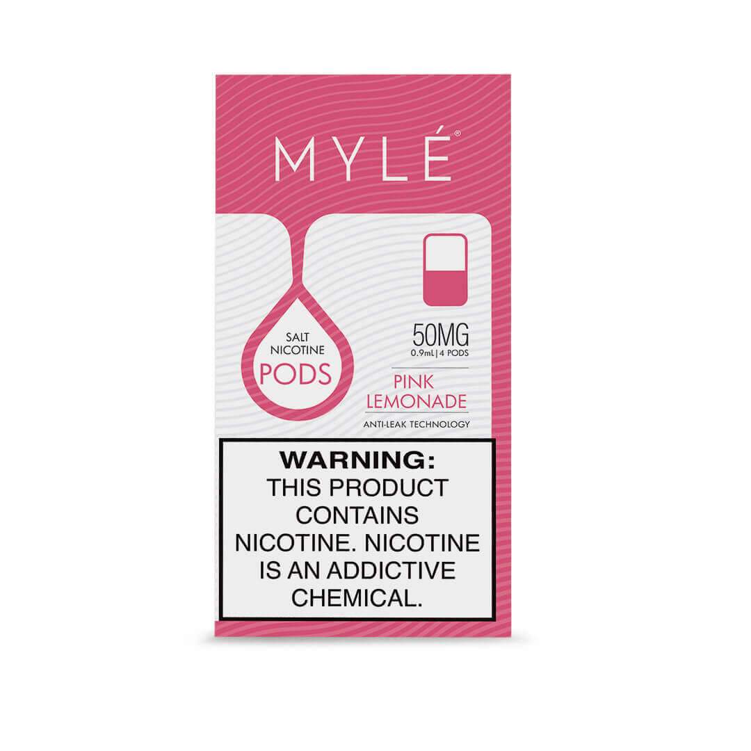 MYLE V4 Replacement Pods – 1 Pack of 4 Pods Pink Lemonade