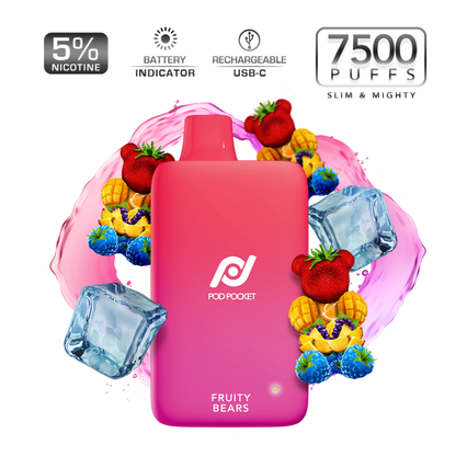 Pod Juice Pod Pocket 7500 Puffs Disposable Vape Device