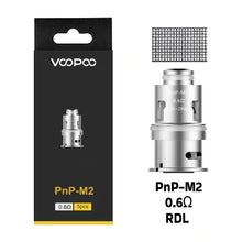 Load image into Gallery viewer, Voopoo PNP Replacement Coils 5 Pack PnP-M2 Mesh 0.6ohm
