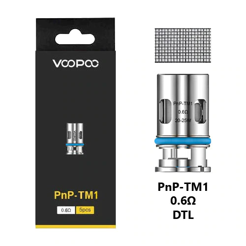 Voopoo PNP Replacement Coils 5 Pack PnP TM1 0.6ohm