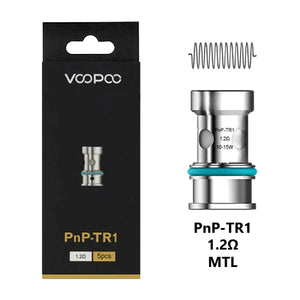 Voopoo PNP Replacement Coils 5 Pack PnP TR1 Mesh 1.2ohm