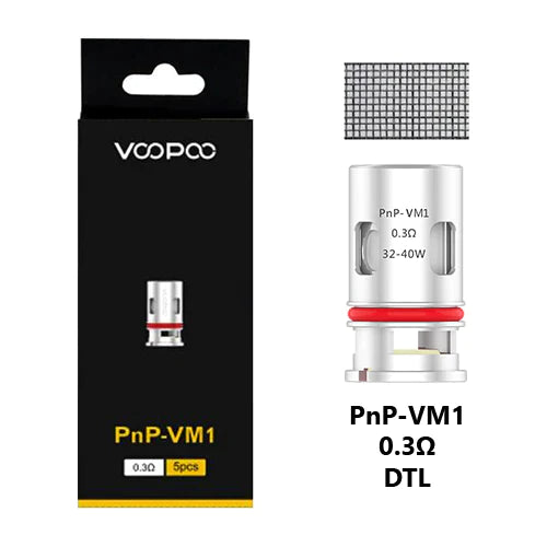 Voopoo PNP Replacement Coils 5 Pack PnP-VM1 Vinci 0.3ohm