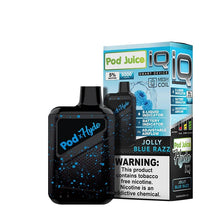 Load image into Gallery viewer, Pod Juice Hyde IQ 5000 Puff Disposable Vape Device Jolly Blue Razz
