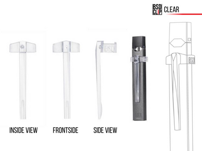 Juul BSD Clip Never Lose It Again Clear