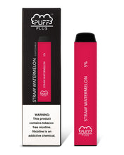 Load image into Gallery viewer, Puff Plus 800 Puffs Disposable Vape Device Straw Watermelon
