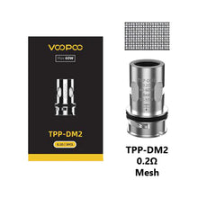 Load image into Gallery viewer, Voopoo TPP Replacement Coils 3 Pack 0.2ohm TPP-DM2
