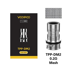 Voopoo TPP Replacement Coils 3 Pack 0.2ohm TPP-DM2