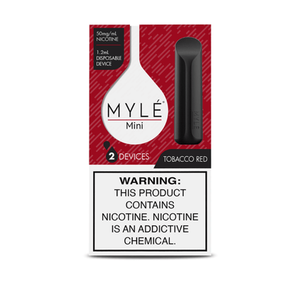 Myle Mini Disposable Vape Device Wholesale Box Tobacco Red