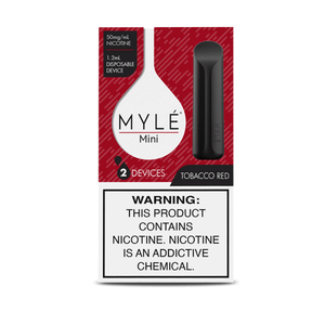 MYLE MINI DISPOSABLE VAPE Tobacco Red