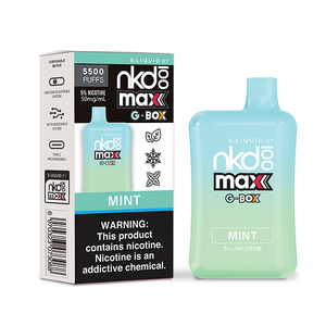 Naked 100 Max G-Box 5500 Puff Disposable Vape Mint