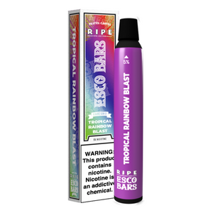 Esco Bars Ripe 2500 Puff Disposable Vape Device Tropical Rainbow Blast