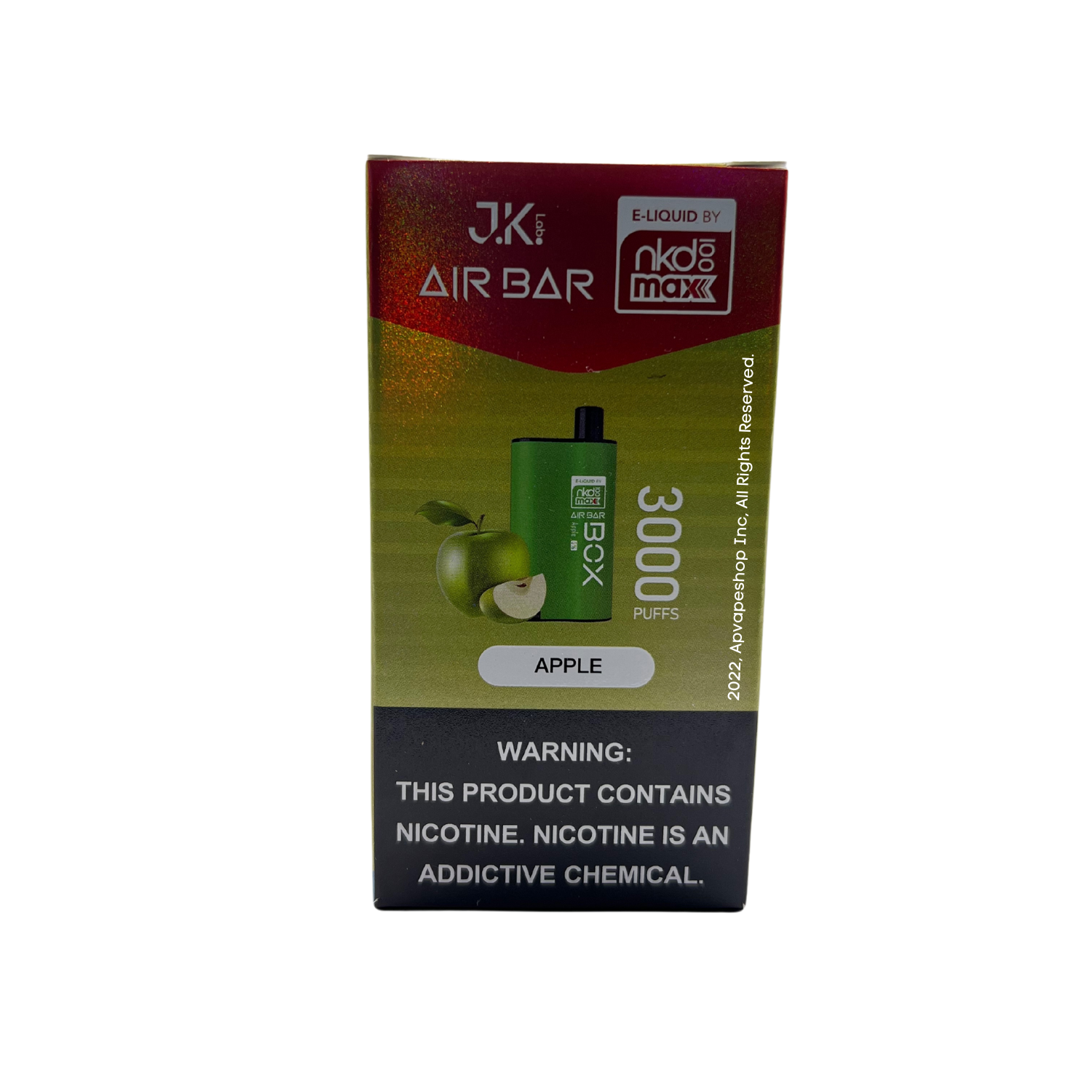 Air Bar Box & NKD 100 Max 3000 Puffs Disposable Vape