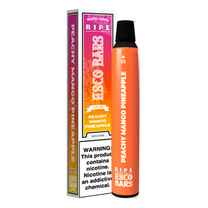 Esco Bars Ripe 2500 Puff Disposable Vape Device Peachy Mango Pineapple