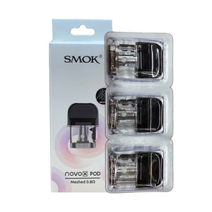 SMOK Novo X Replacement Pods (3 Pack) Meshed 0.8ohm