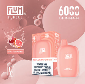 Flum Pebble 6000 Puff Disposable Vape Device Apple Grapefruit