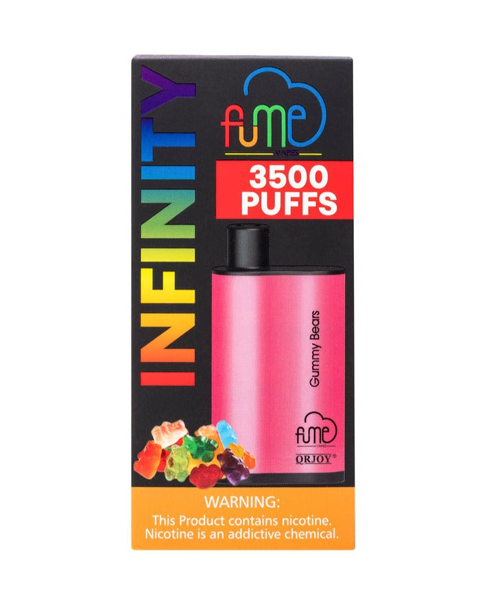 Fume Infinity 3500 Disposable Vape Device Gummy Bears