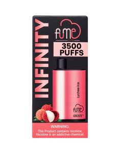 Fume Infinity 3500 Disposable Vape Device Lychee Ice