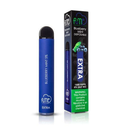 FUME EXTRA Disposable Vape Device Blueberry Mint