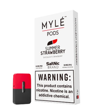 Load image into Gallery viewer, MYLE PODS V1 (4 POD PACK) Summer Strawberry
