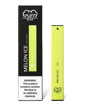 Load image into Gallery viewer, PUFF BAR DISPOSABLE VAPE - Melon ice (LIMITED EDITION)
