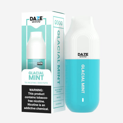 7 Daze Egge 3000 Puffs Disposable Vape Device Glacial Mint