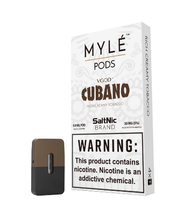 Load image into Gallery viewer, MYLE PODS V1 (4 POD PACK) Cubano
