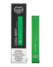 Load image into Gallery viewer, PUFF BAR DISPOSABLE VAPE - Cool mint
