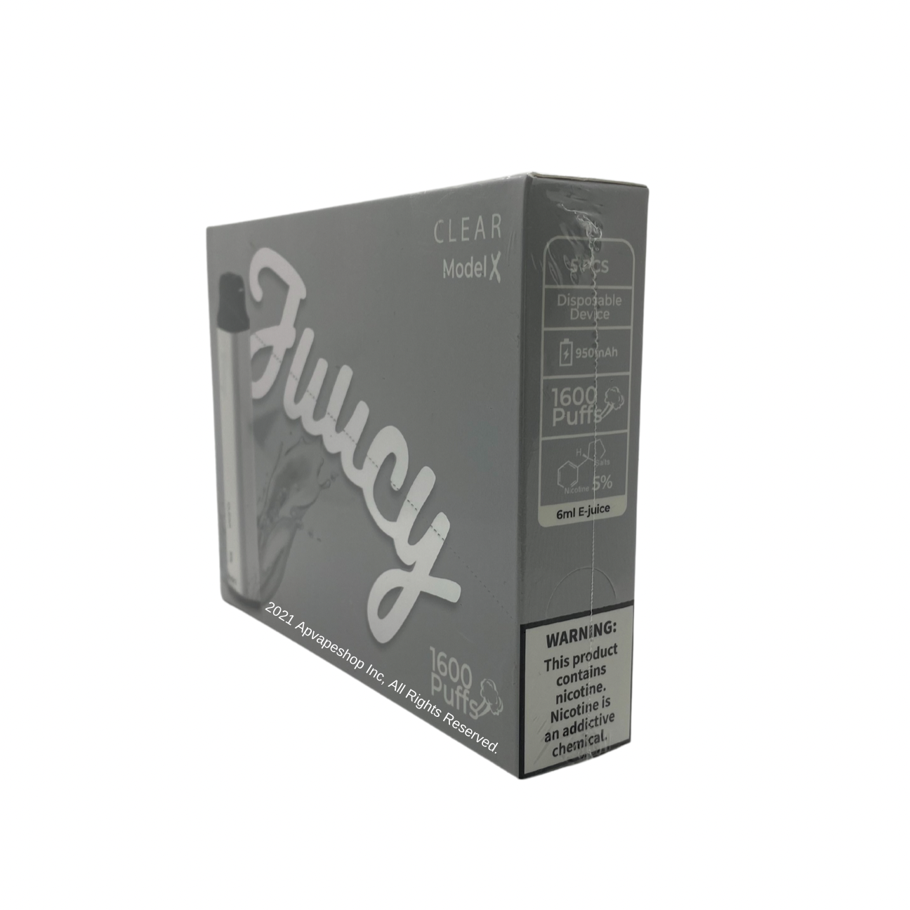 JUUCY Model X 1600 Puffs Disposable Vape Clear