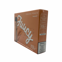 Load image into Gallery viewer, JUUCY Model X 1600 Puffs Disposable Vape Frozen Peach
