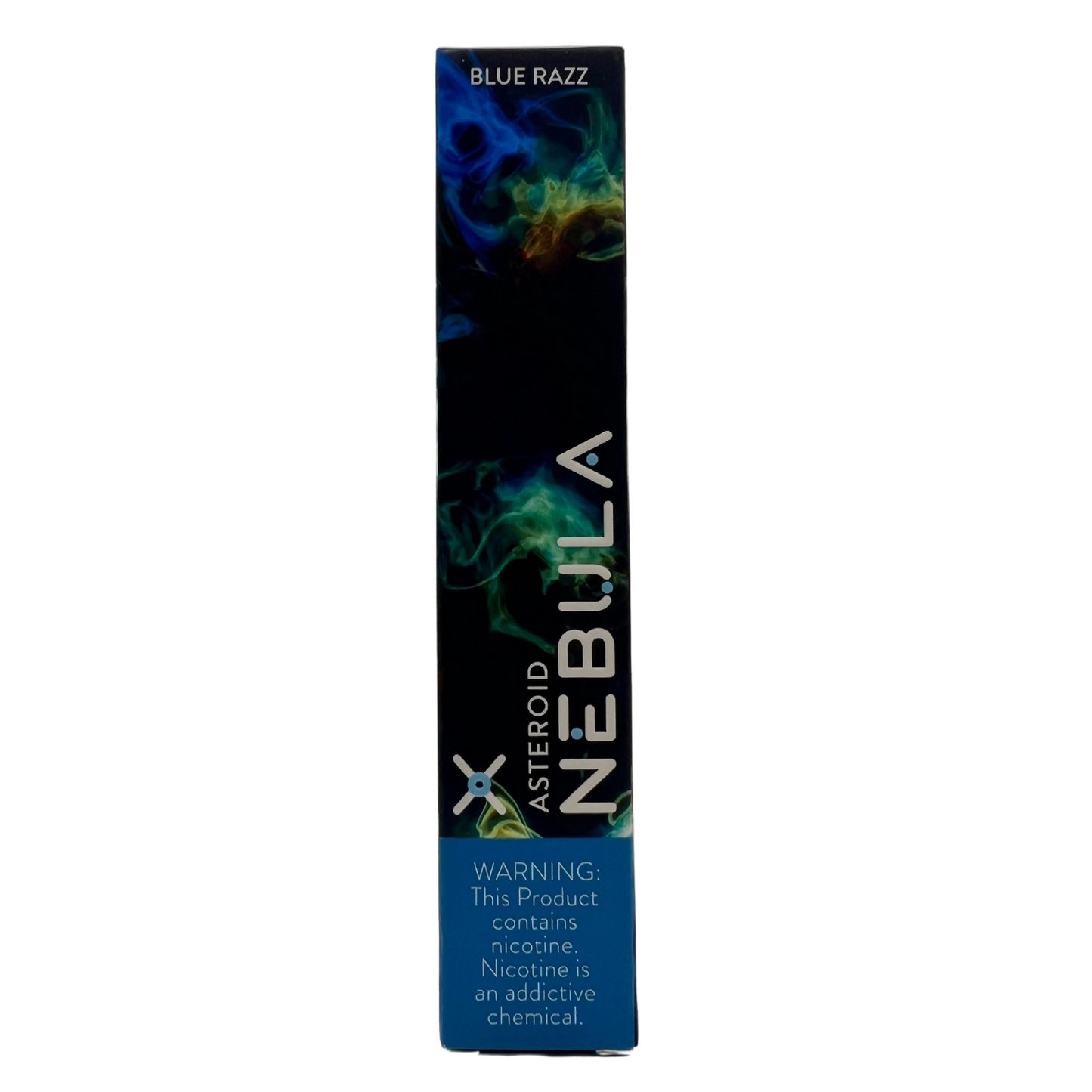 Nebula Asteroid 1800 Puff Disposable Vape Device Blue razz