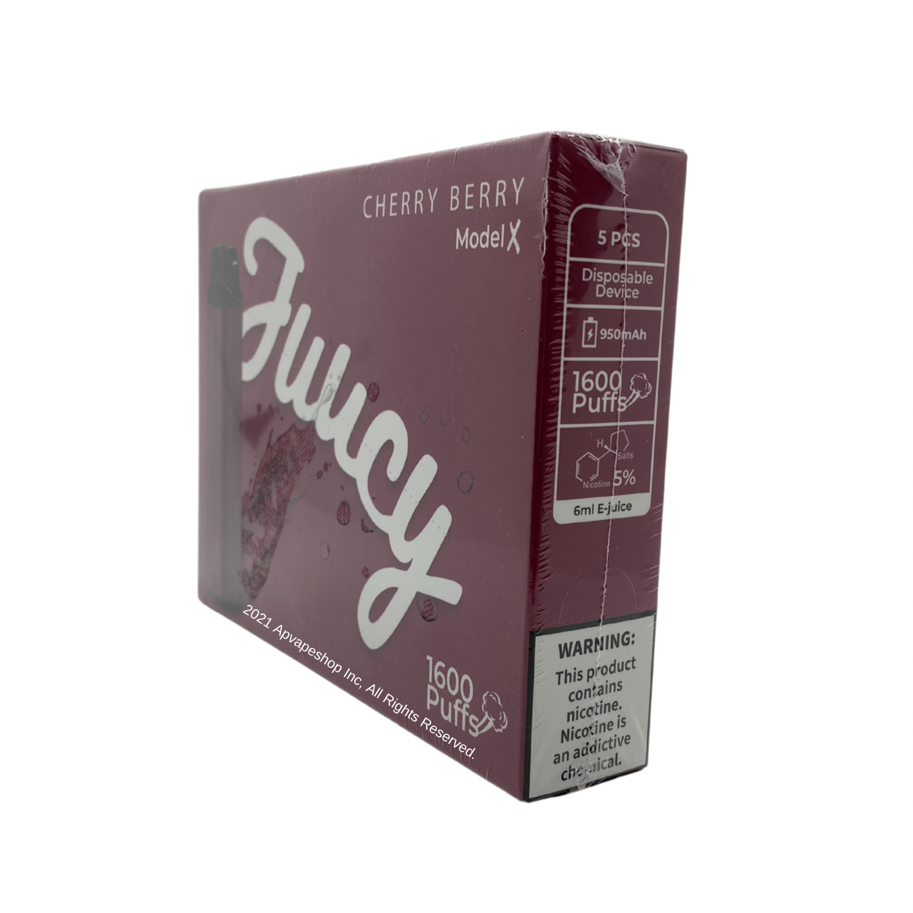 JUUCY Model X 1600 Puffs Disposable Vape Cherry Berry