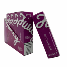 Load image into Gallery viewer, JUUCY Model X 1600 Puffs Disposable Vape Frozen Grape
