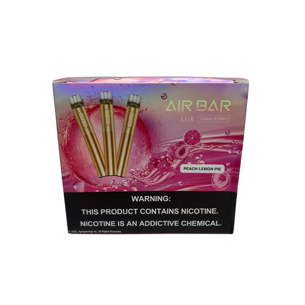 AIR BAR LUX DISPOSABLE VAPE Peach lemon pie