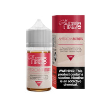 Load image into Gallery viewer, American Patriot Salt Nic By Naked 100 E-Liquid (30ml)
