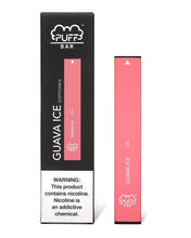 Load image into Gallery viewer, PUFF BAR DISPOSABLE VAPE - Guava ice
