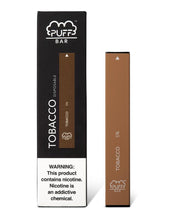 Load image into Gallery viewer, PUFF BAR DISPOSABLE VAPE - Tobacco
