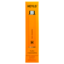 Load image into Gallery viewer, Heylo 800 Puff Zero Nicotine Disposable Vape Device Yuzu Mandarin
