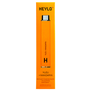 Heylo 800 Puff Zero Nicotine Disposable Vape Device Yuzu Mandarin