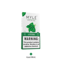 Load image into Gallery viewer, MYLE PODS V1 (4 POD PACK) Iced Mint
